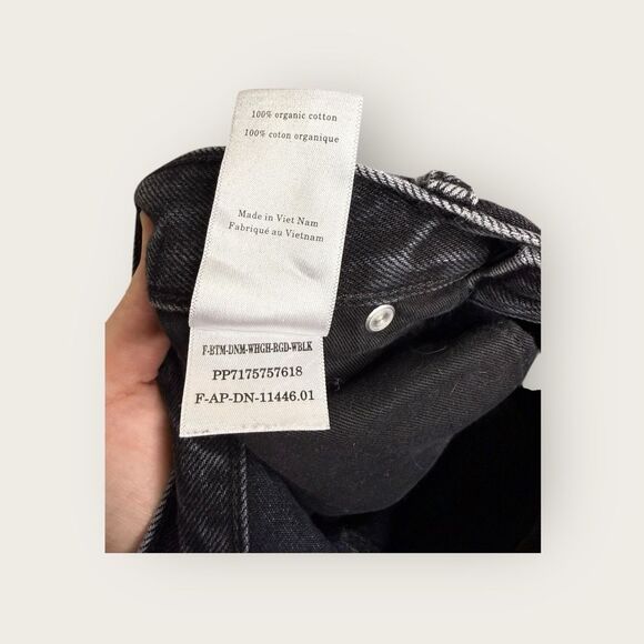 Everlane The Rigid Way-High Jean Washed Black Size 29 Regular - Picture 9 of 9
